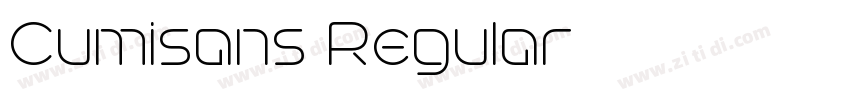 Cumisans Regular字体转换 Cumisans Regular字体转换
